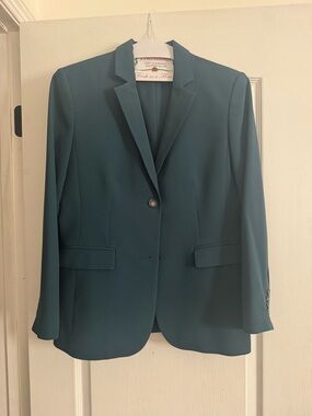 Ann Taylor Teal Women's Blazer Jacket